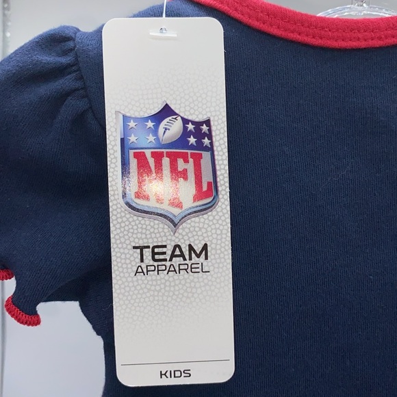 Houston Texans NFL Football Team Infant Girls Cutie Bodysuit Size 0-3 Months - Picture 5 of 7